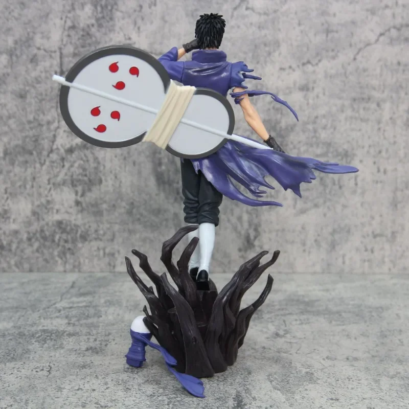 30ซม.NarutoตัวเลขUchiha ObitoตัวเลขการกระทําGk Double-Headed Obitoรูปปั้นPvcคอลเลกชันOrnamenของเล่นของขวัญวันเกิดสําหรับBoy