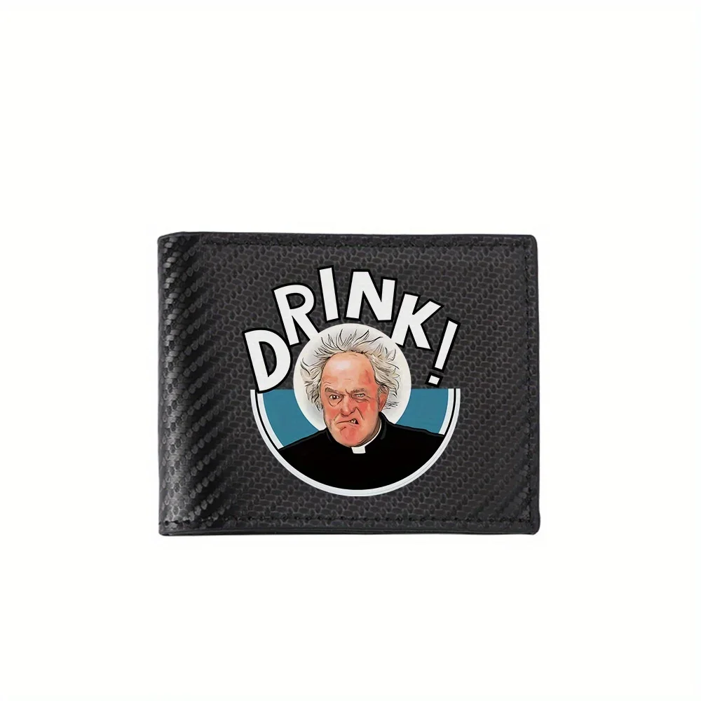 

Angry man drink, белые буквы, черный фон, мужские кошельки, простой бизнес, современный стильный дизайн с принтом, подарки для отца и мальчика