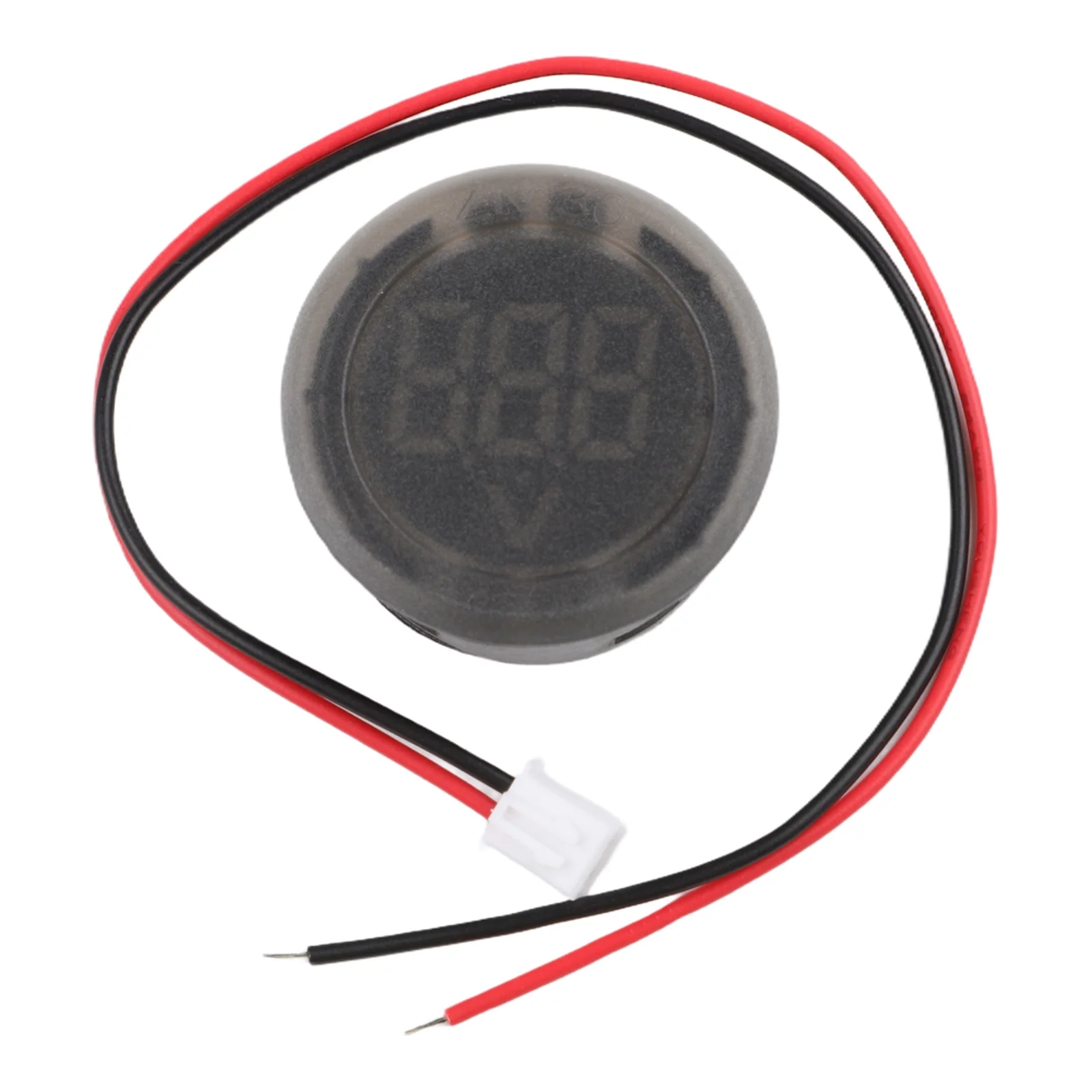 DC 4-100V LED Digital Round Voltmeter DC Current Meter Detector High ±1% For Fast Response Reverse Protection For Car Vehi