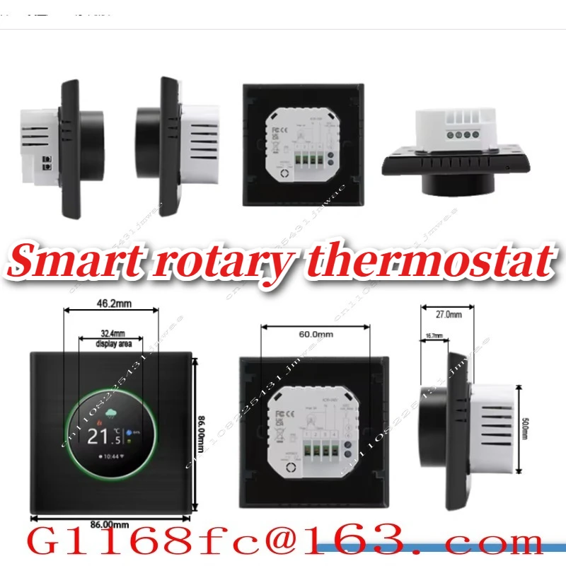 Wireless TuyaWifi Modbus Thermostat for Electric Floor Heating Smart Knob Thermostat Programmable