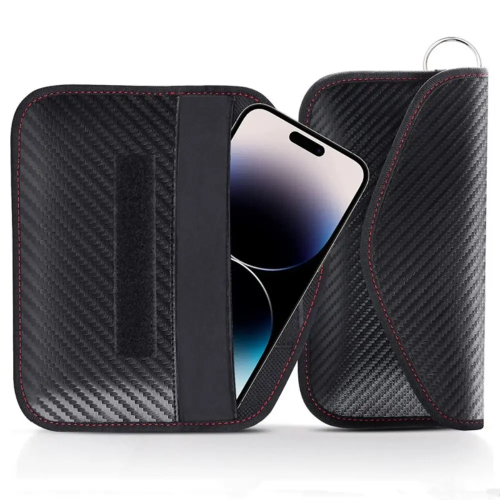 New Universal Car Key Signal Blocking Bag Remote Control Anti-theft Signal Shielding Pouch Anti-Radiation RFID Faraday Case