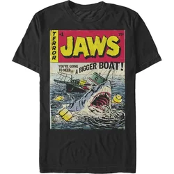 Comic Book Cover Jaws T-Shirt