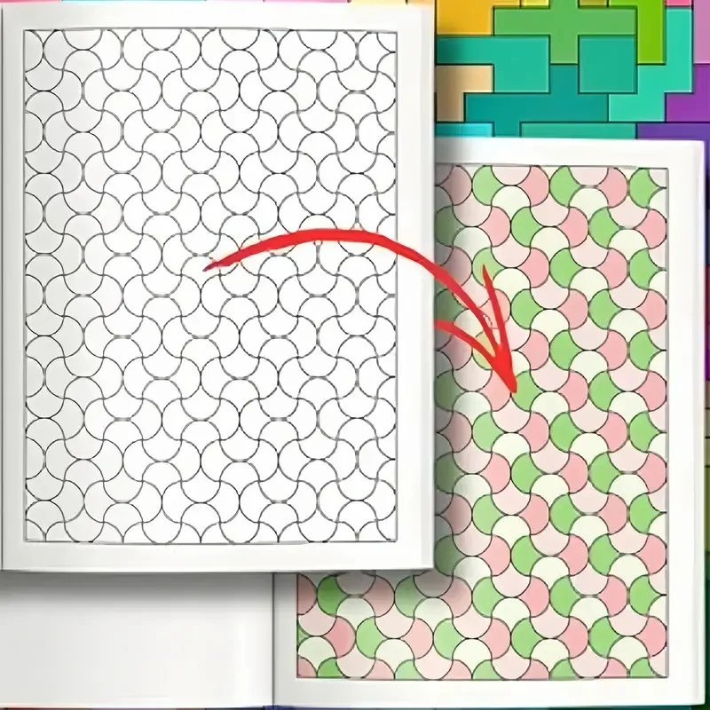 Bview Art Advanced Adult Colorists' Book: 24-Page Premium Coloring Pages with Highly Detailed Patterns for Creative Fun