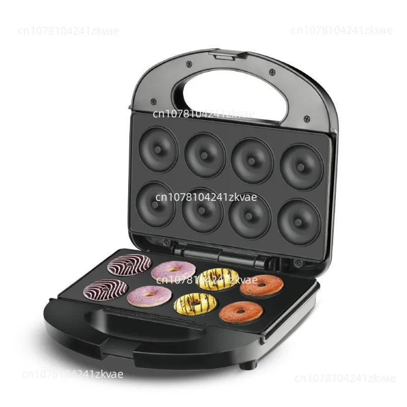 Household double-sided breakfast machine, donut machine, heated cake machine 8-hole household small