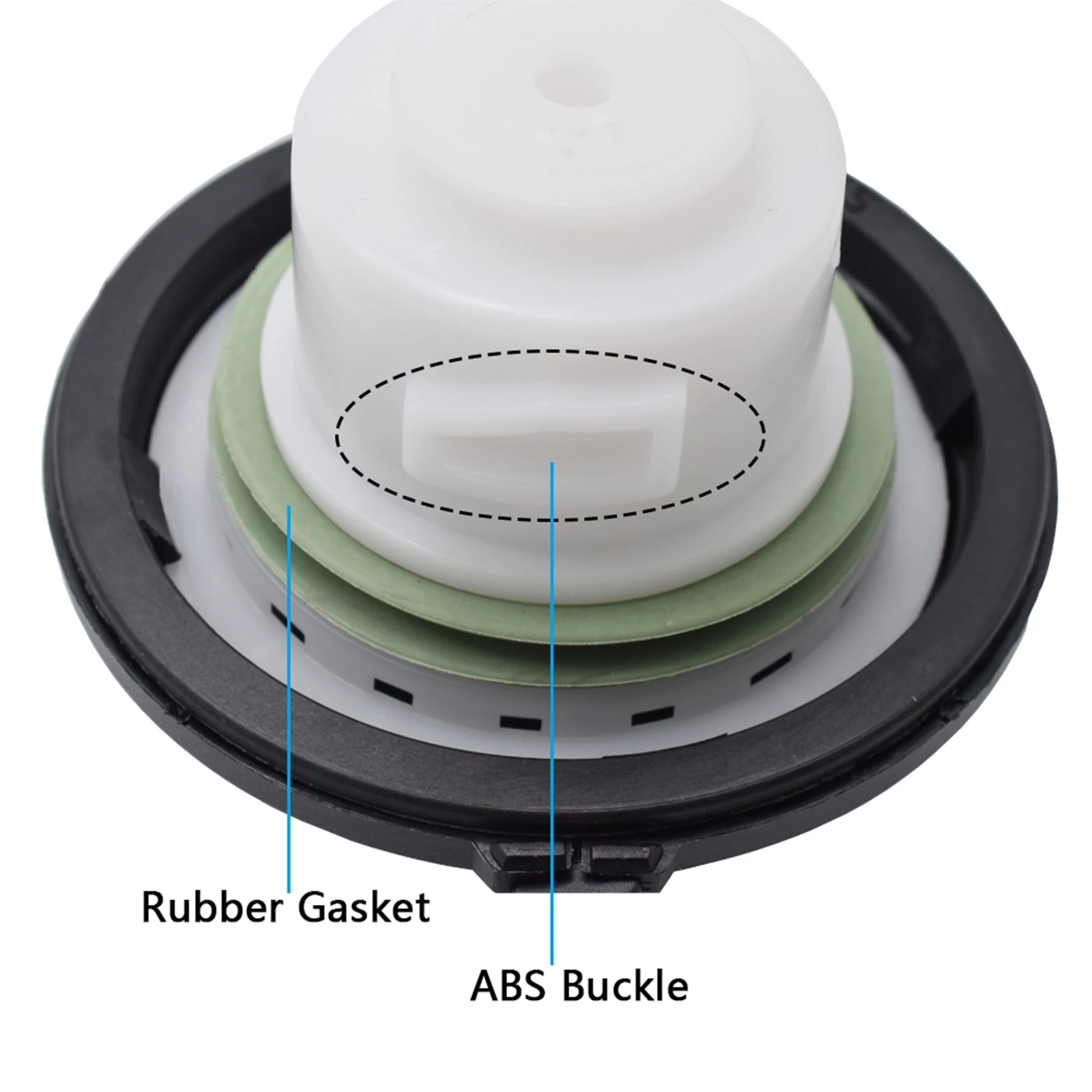 Petrol Fuel Gas Oil Tank Filler Cap Cover For Ford Focus MK2 2005-2012 2006 2007 2008 2009 2010 2011 Car Accessories 6G919030AD