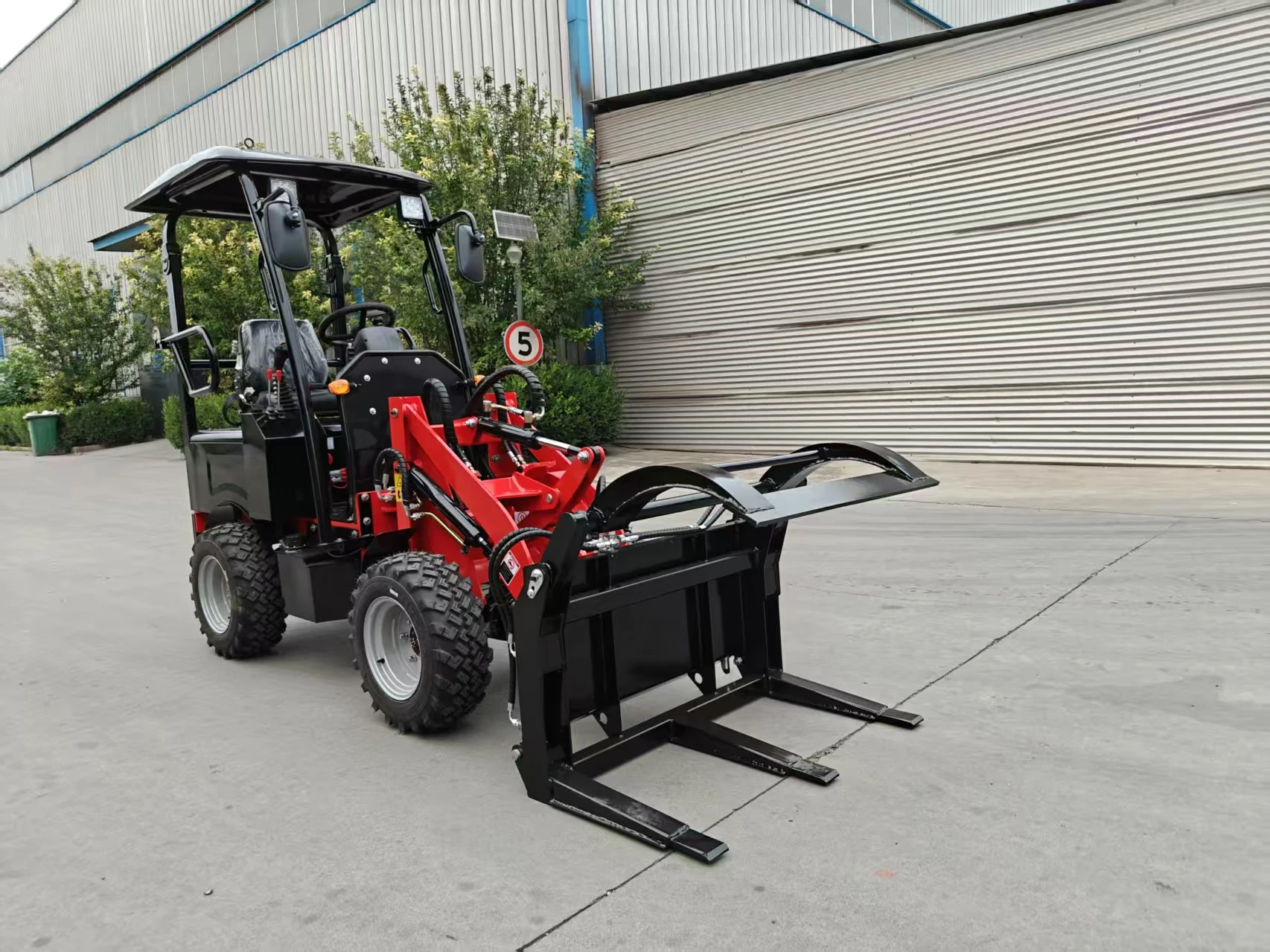 Wheel Loader Electric Mini Loader With Large Capacity Front Loader Free Shipping Backhoe Loader Battery Skid Steer Loader