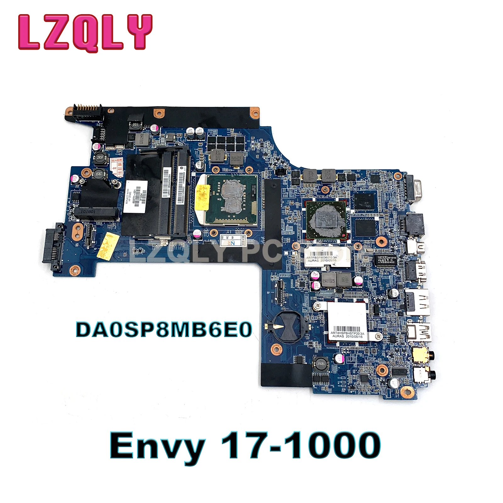 

For HP Envy 17-1000 Envy17 Envy 17 Laptop Motherboard DA0SP8MB6E0 603771-001 HM55 DDR3 GPU Main Board Full