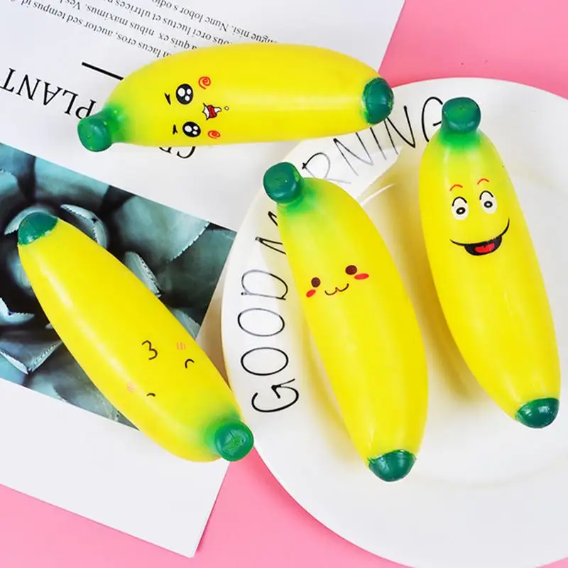 Banana Sensory Toys Venting Banana Toy For Pinch Delicate And Soft Squeeze Sensory Toys For Classroom Bedroom Living Room Car