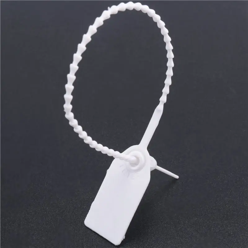 AB41-500 Plastic Tamper Seals, Numbered Zip Ties Tags,Disposable Self Locking Signage For ,Shipping,250Mm A