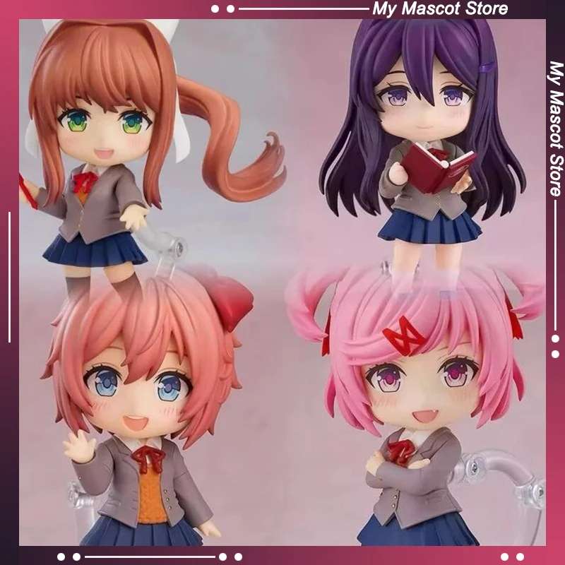Q Version 2283# Yuri 1817# Monika 2250# Sayori Doki Doki Literature Club Cute Posable Anime Action Figure Decoration Model Toys
