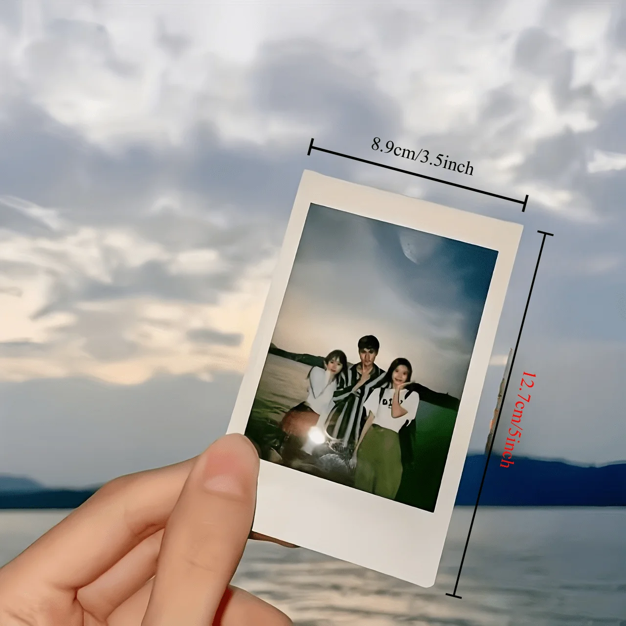 High-Resolution Custom Mini Photos: Create Your Own Polaroid-Style Photos for Valentine's Day, Anniversaries, and Birthdays. Per