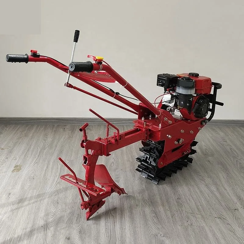 Strong Terrain Passability Stable Walking Structure Crawler Type Micro Tiller Machine Suitable For Agricultural Cultivation Work