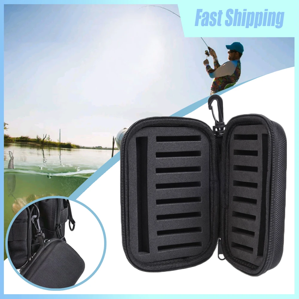 

1pc Fly Fishing Lure Hook Protection Foam Box Bag Fishing Soft Hard Baits EVA Storage Bags Fishing Tackle Tool Accessories