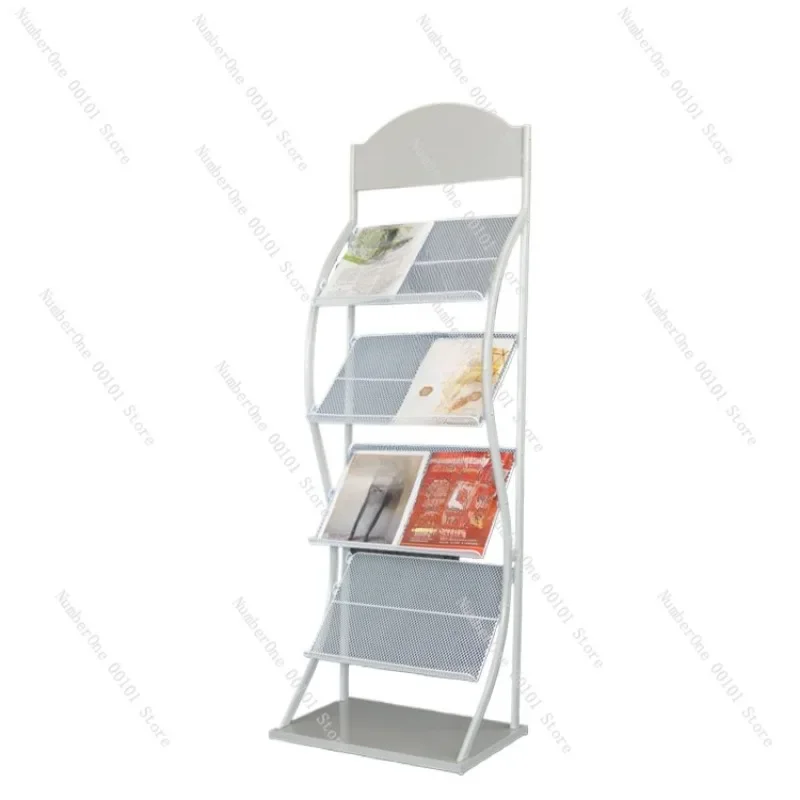 Office Furniture Library Reading Room Newspaper Book & Magazine Rack Magazine a Periodical Rack File Cabinet Information