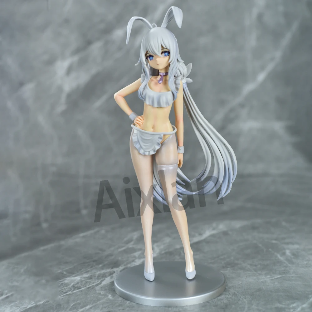 Aixlan Azur Lane Figure MNF Le Malin 26cm Lazy White Rabbit PVC Action Figure Amine Adult Anime Girl Statue Collectible Figurine