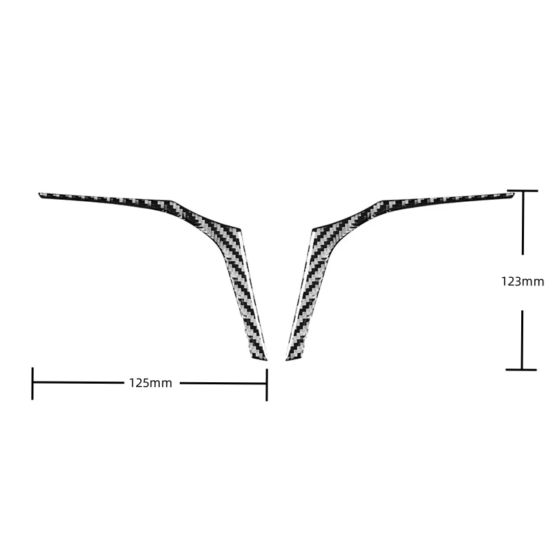 For BMW Z4 Series G28 G29 2019-2023 Carbon Fiber Accessories Interior Car Steering Wheel Panel Trim Cover Decoration Stickers