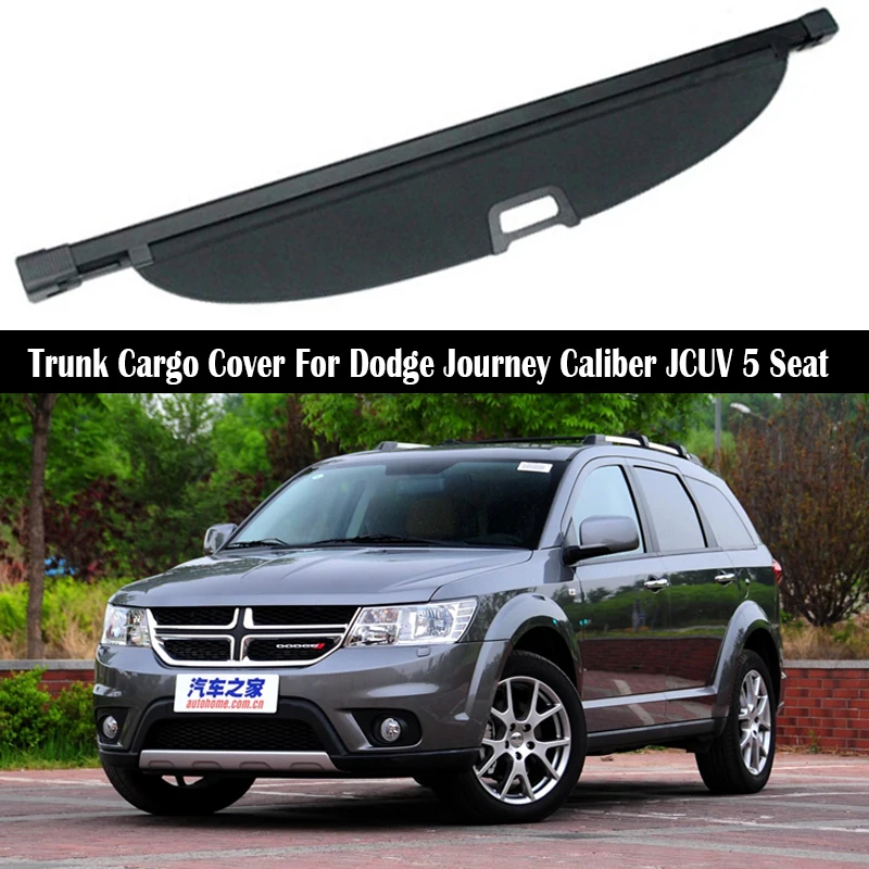 

Trunk Cargo Cover For Dodge Journey Caliber JCUV 5 Seat 2013-2021 Security Shield Rear Luggage Curtain Partition Privacy