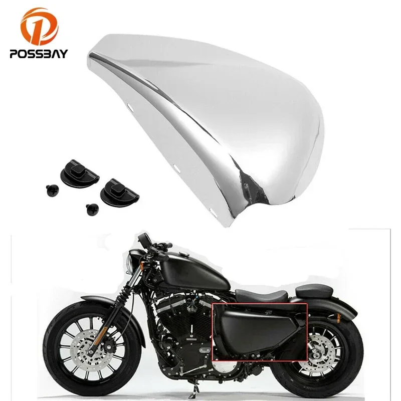 

Motorcycle Left Side Battery Cover for Harley-Davidson Sportster Models 2004-2013 Fairing Protection Gloss Accessories Black