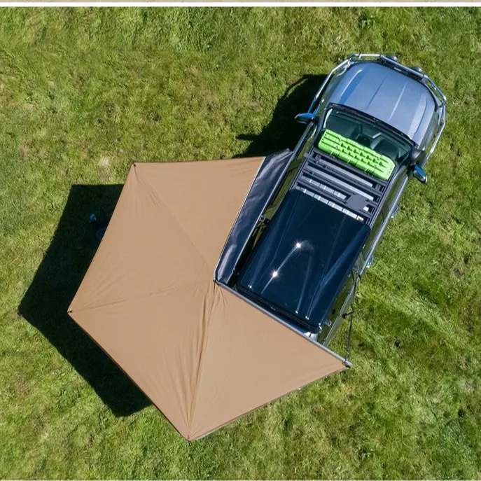 Standing SUV Rooftop Tent 200x250cm Oxford Waterproof Four-Season Quick Automatic Opening For Cars