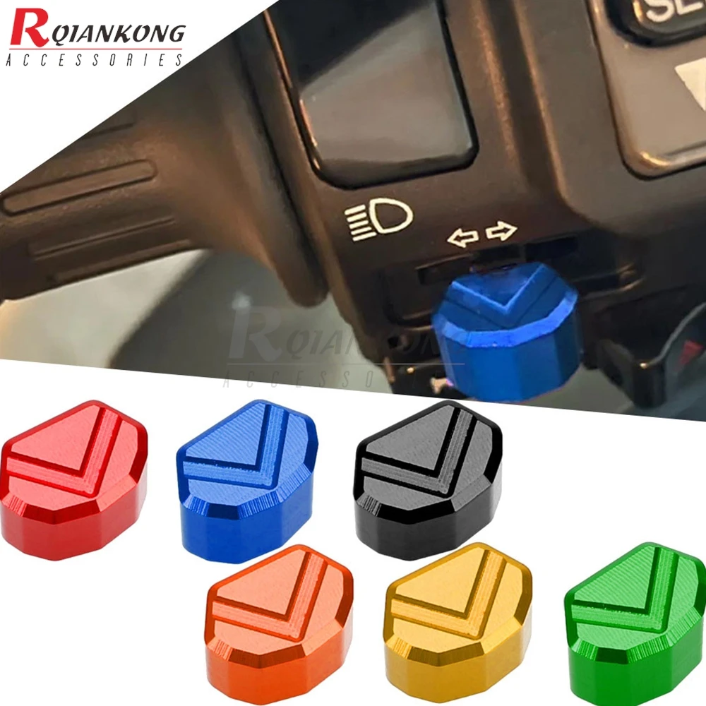 For KAWASAKI Z125 Z250 Z300 Z400 Z650 Z750 Z800 Z900 Z1000 Motorcycle Switch Button Turn Signal Switch Key Caps 2003-2023 2024