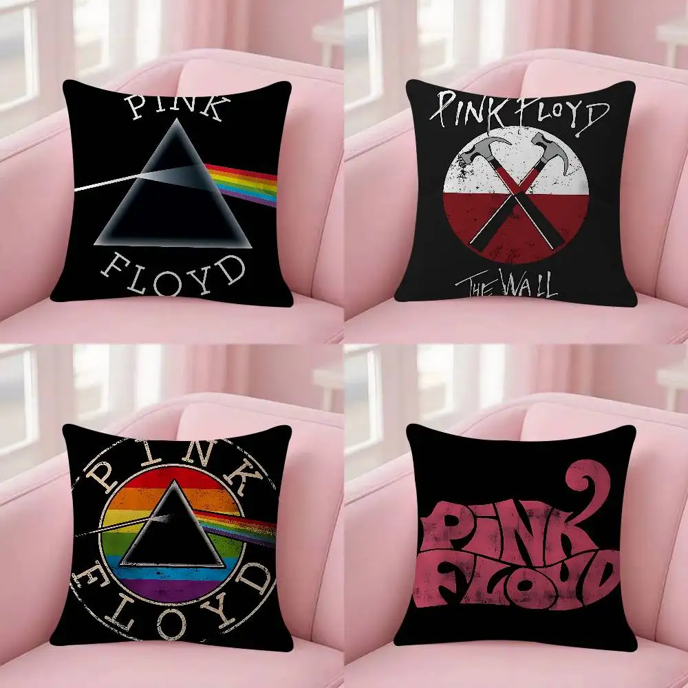 Band P-Pink HOT F-Floyd Pillow Case Fashion Square Pillowcase Bedroom Sofa Room Ins Decoration Leisure