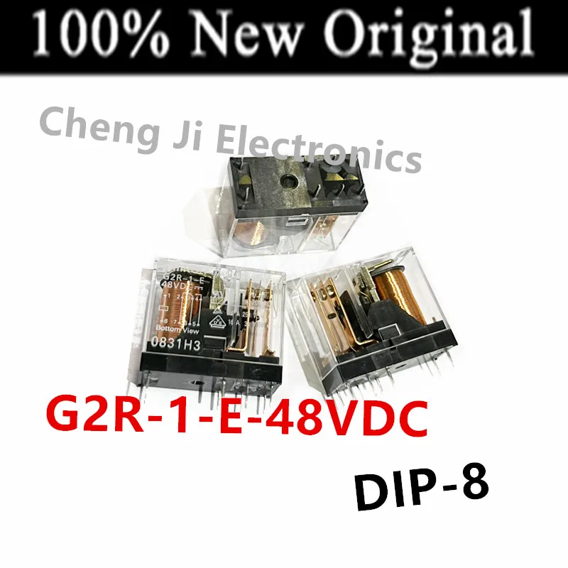 5-10PCS/Lot   G2R-1-E-5VDC 、G2R-1-E-12VDC 、G2R-1-E-24VDC 、G2R-1-E-48VDC   DIP-8  16A   New Original Power Relay   DC12V   DC24V