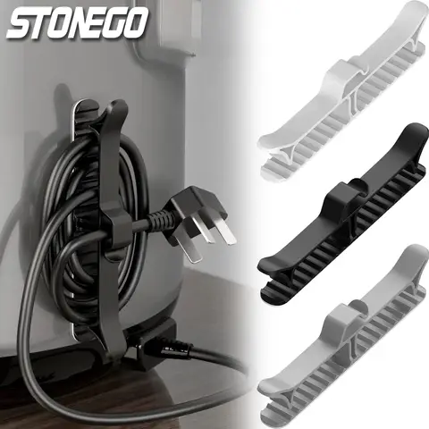 Organizador de cables de cocina - Solución de almacenamiento de enchufes y cables - Gestión limpia de cables para encimeras