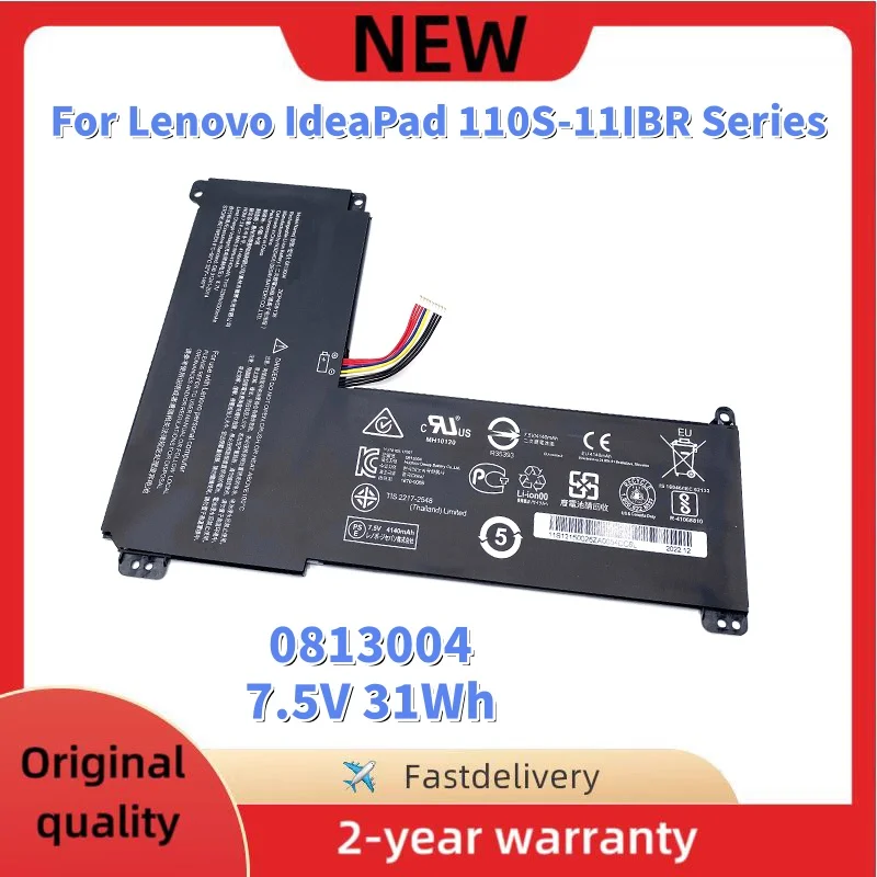 Neuer 7,5 V 31 Wh 4140 mAh 0813004 Laptop-Akku für Lenovo IdeaPad 110S-11IBR Serie 5B10M53616 5B10M53638 NE116BW2 2ICP4/58/145