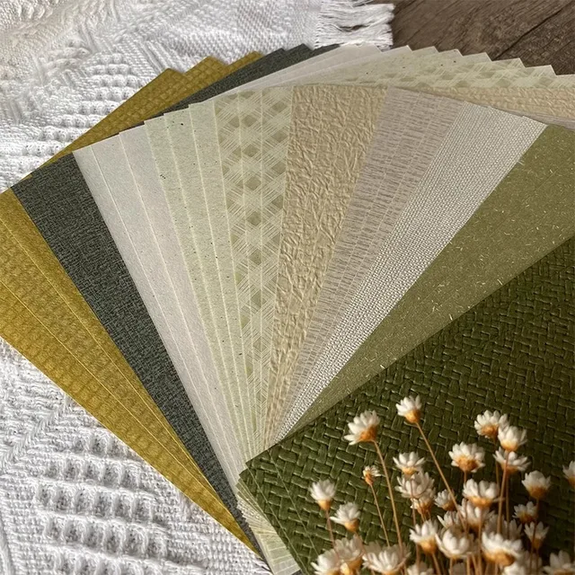 10 sztuk Vintage teksturowany papier materiały do ​​scrapbookingu DIY śmieci dziennik kolaż papierowy pamiętnik zakładka bibułka udekoruj materiały
