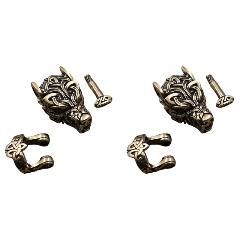 

2X аксессуары «сделай сам», плетеный браслет, веревка с зонтиком, многофункциональная Пряжка, латунные гаджеты для улицы, личность Хвостовая пряжка-A