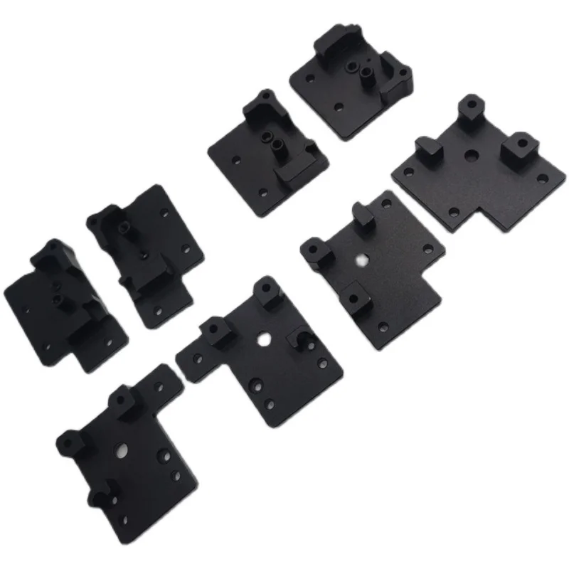 

For Tronxy VZ330 3D printer guide rail upgrade motor idler wheel mounting plate kit Aluminum alloy
