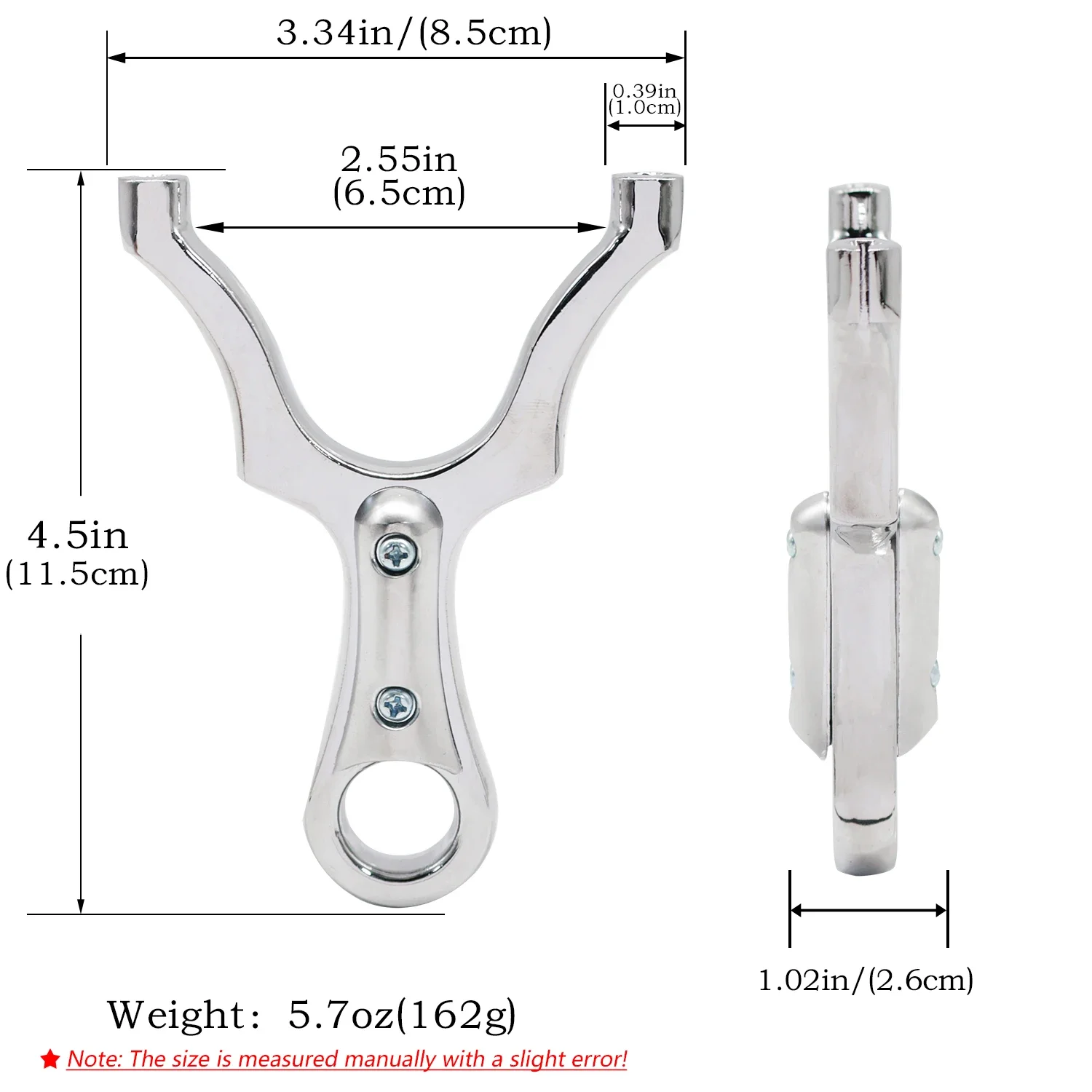 High Quality Zinc Alloy Top Card Slingshot Portable Pocket Slingshot Outdoor Hunting Shooting Metal Slingshot