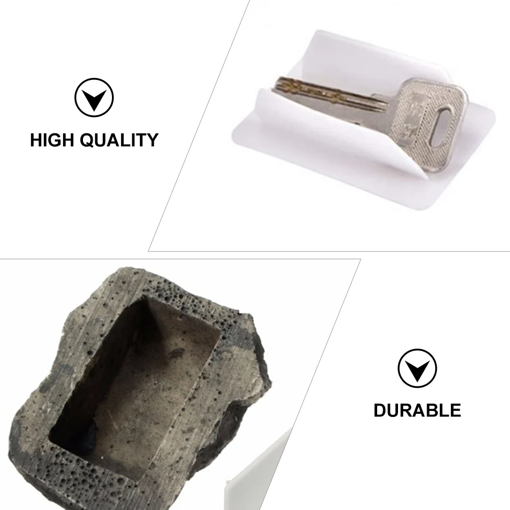 Key Bowl Storage Box Keychain Resin Desktop Decoration Artificial Imitation Stone Cash Hider