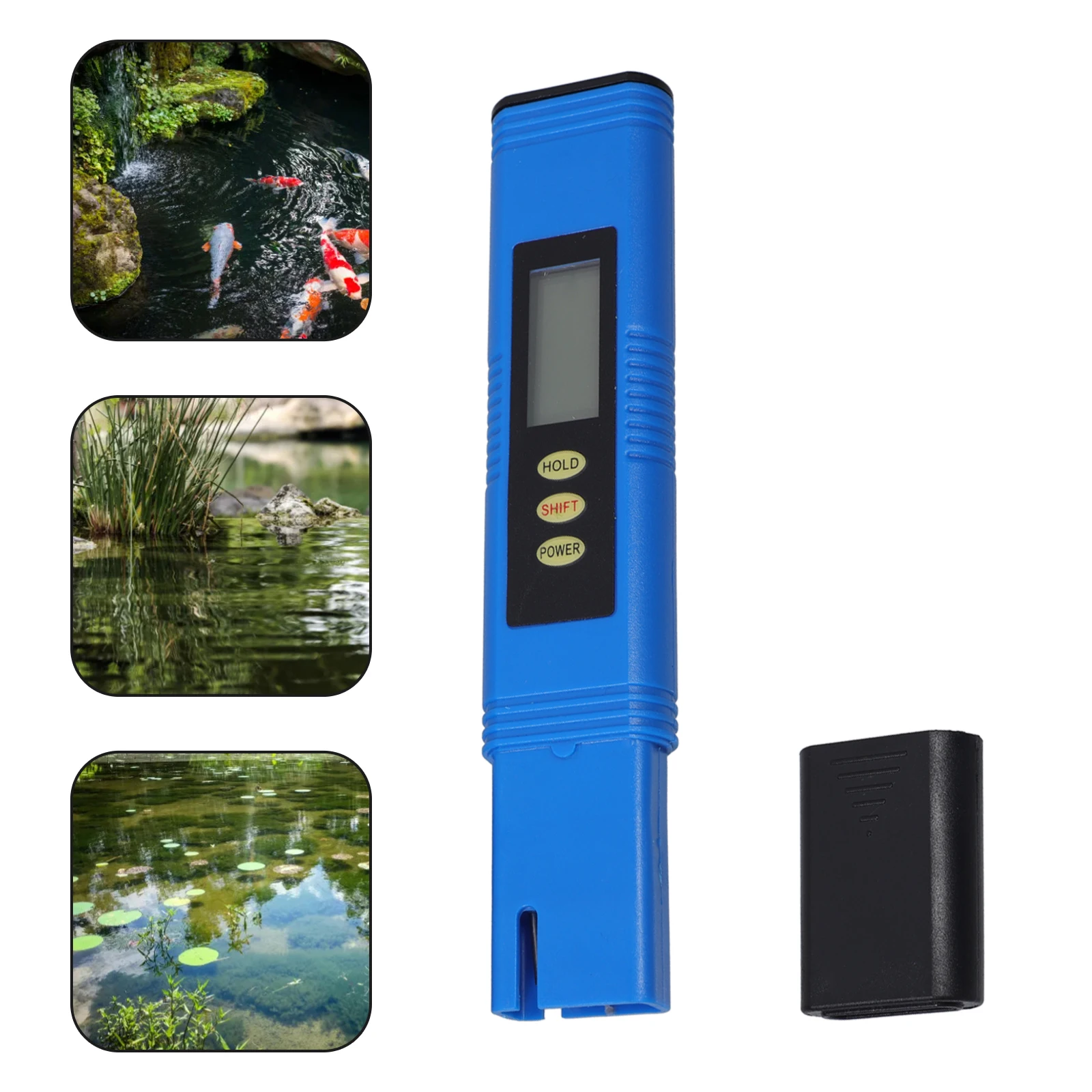 Digital Handheld Water Tester Meter For Water Quality Monitoring Temperature Measurement 0-80° Display Waterproof Portable