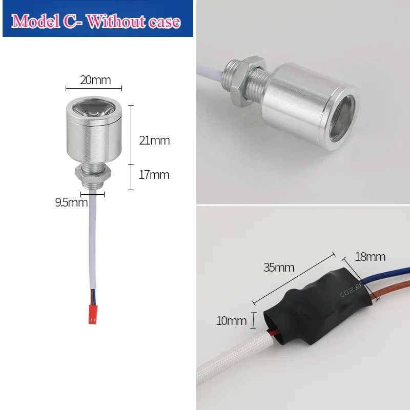 Led Mini Spotlight 1W AC85-265v Ceiling Light Aluminium with Driver High Brightness Bulb Equipment Modification Lighting Source