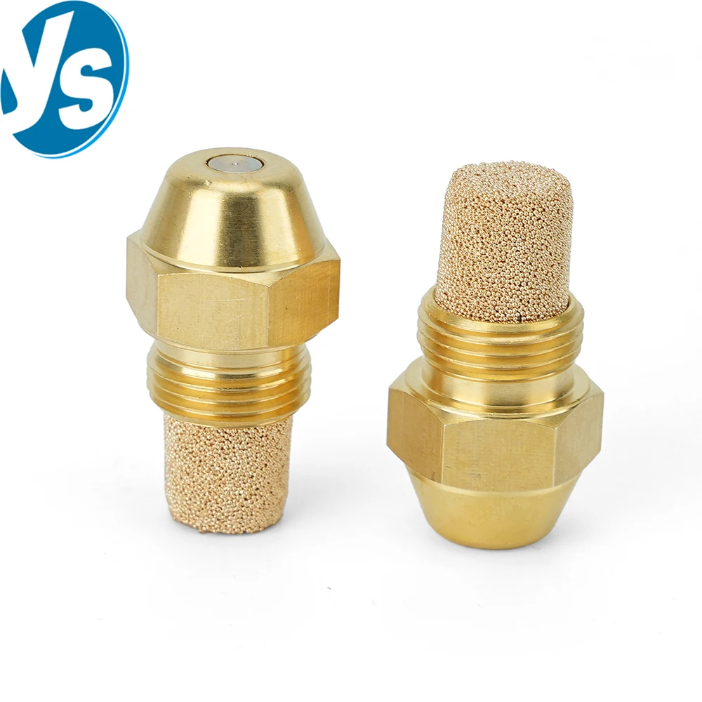 Diesel Fuel Jet Brass Burner Oil Nozzle Burner 80 Degree 9/16
