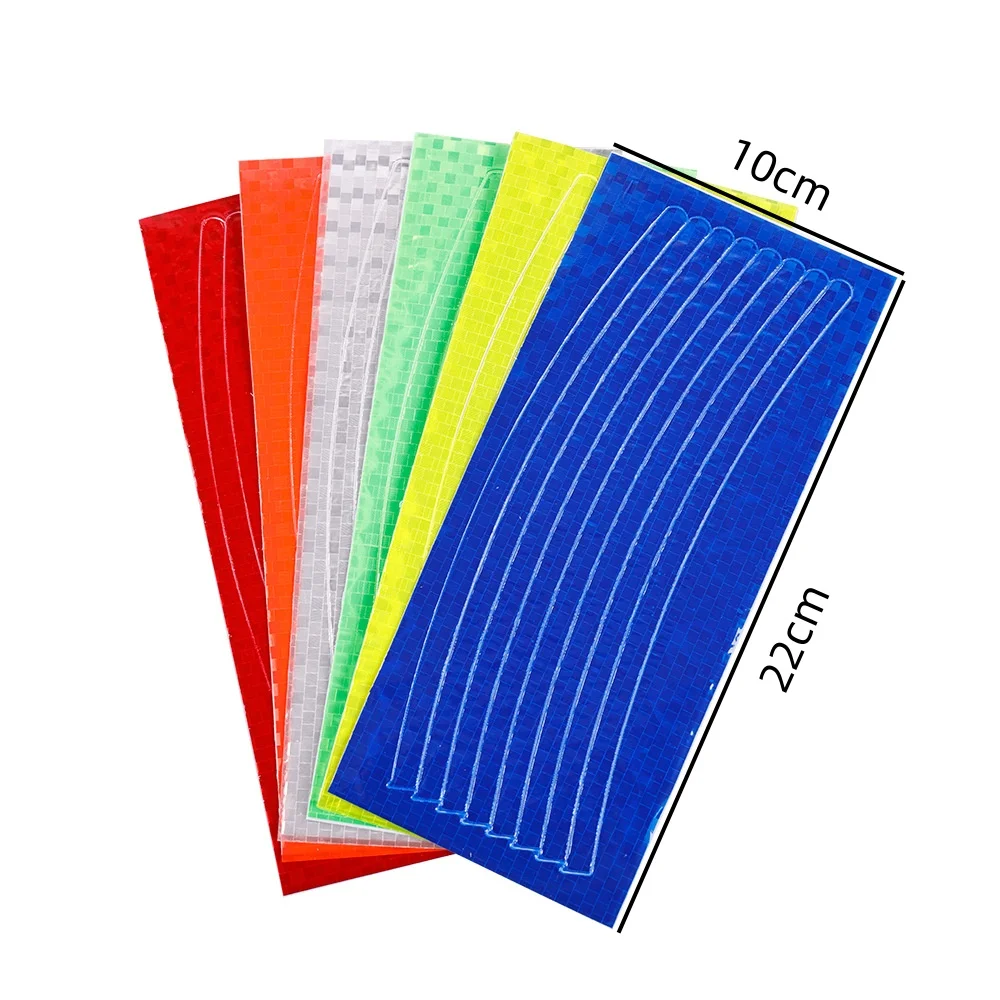 Bicycle Tire Reflective Sticker Mountain Road BMX Bicycle Rim Reflective Sticker Wholesale Bike DIY Accessories