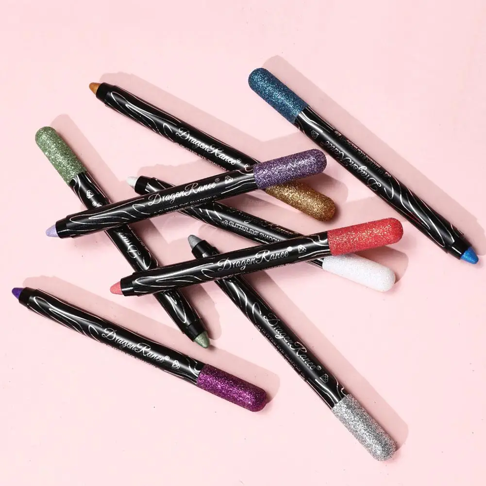 Pearlescent Eyeshadow Pencil Glitter Silkworm Liner Pen Highlighter Long Lasting Matte Eye Shadow Stick Eyes Makeup Cosmetic