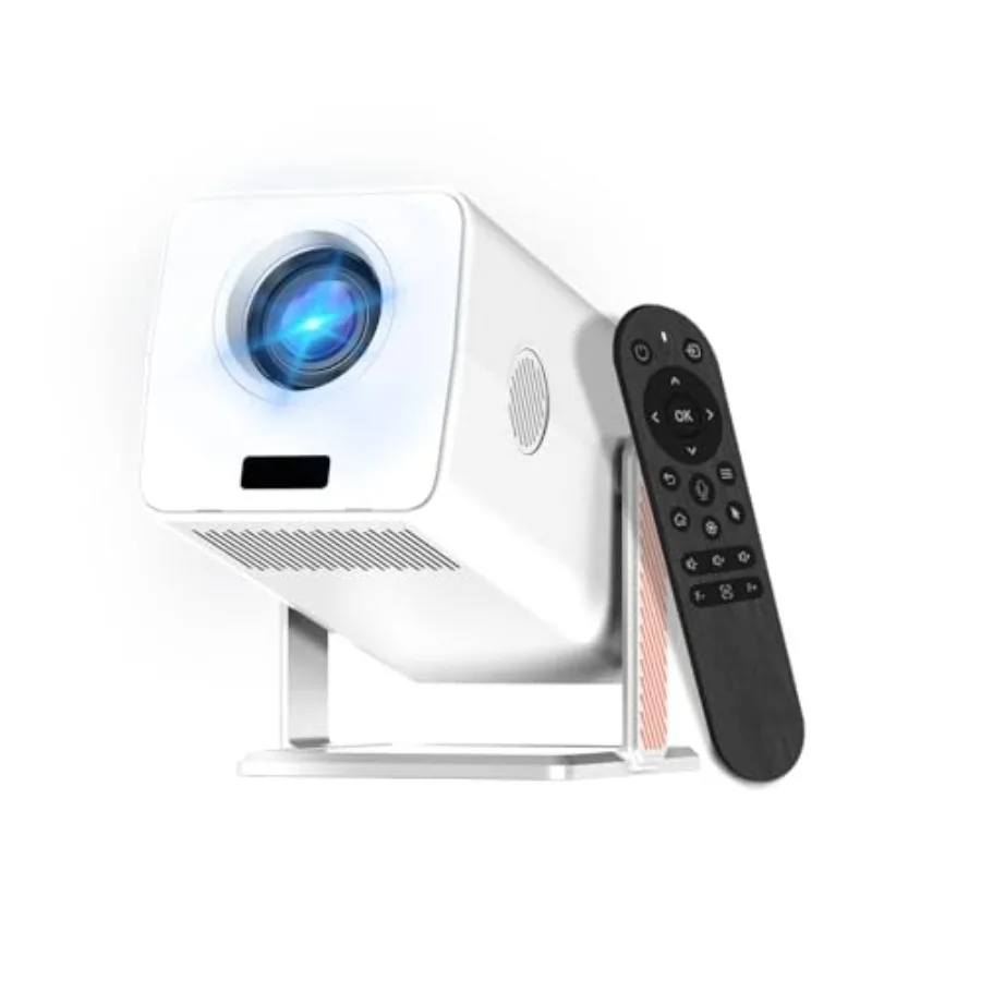 

Модернизированный видеопроектор с Bluetooth 5.2 и Wi-Fi 6, Full HD (1080P), автофокусом AI и поворотом на 270°, портативный дизайн