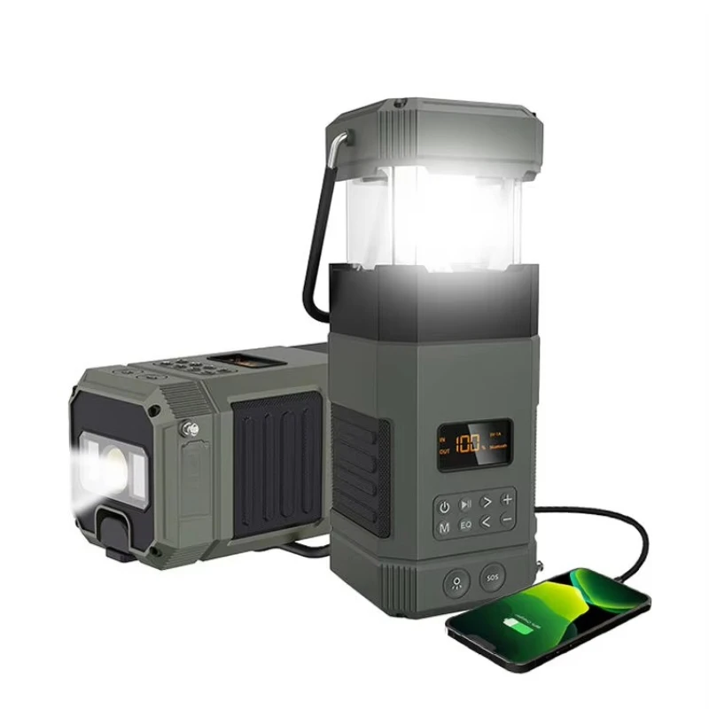 

Camping equipment accessories, tools, outdoor hiking, emergency rescue kit with solar radio