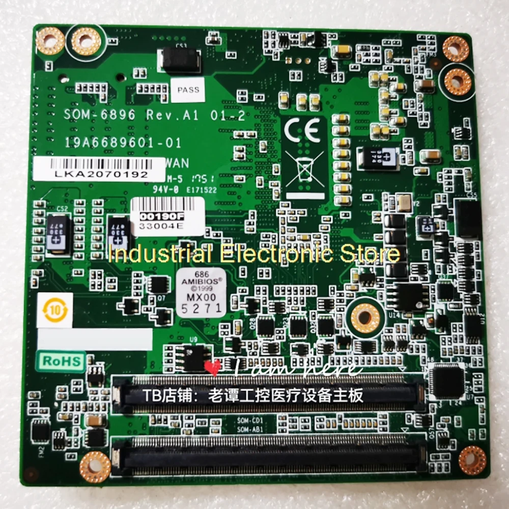 

For Advantech SOM-6896 Rev.A1 01-2 Industrial Control Motherboard SOM-6896C3-T01A1E