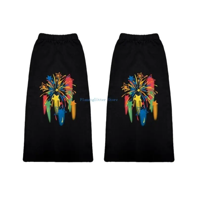 

652B Women's Flared Leg Warmer Fashion Leg Sleeve Summer Students Girls JK Foot Cover