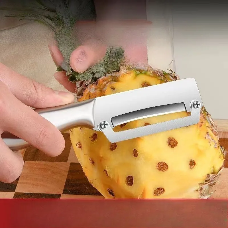 

2 in 1 Peeling Knife Thickened Stainless Steel Pumpkin Skin Peeler Kitchen Special Paring Tools Home Sugar Cane Paring Knife