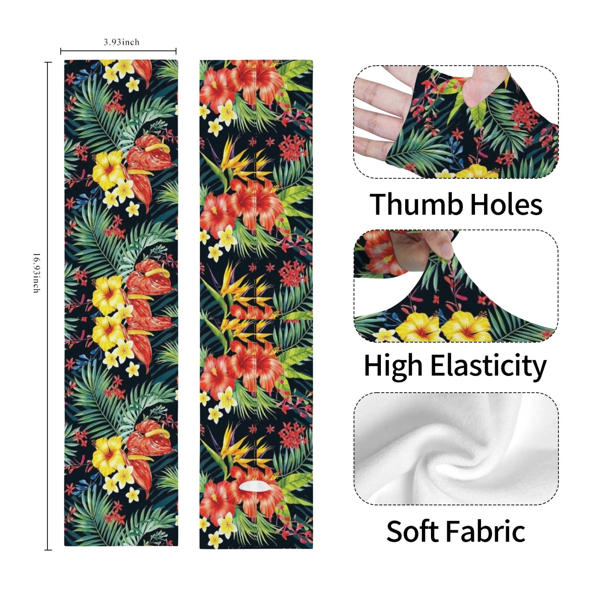 

Retro Floral Print Sleeves Breathable and Non-slip Design for Outdoor Planting Gardening Flower Arranging Protective Sleeves
