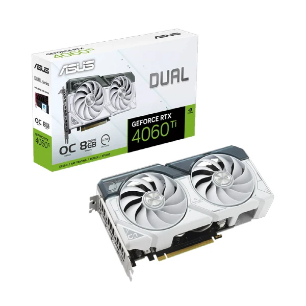 [Sold out, not available] ASUS DUAL GeForce RTX 4060 Ti O 8G OC D6 8GB White [certified Certified point]