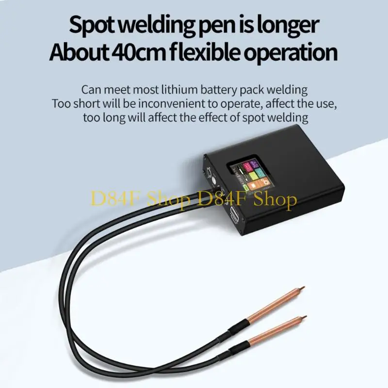 D84F Upgraded Spot Welder 18650 Battery Spot Welding Tool With LCD Screen 18650 Li-Battery DIY Spot Welder Phone Chargers