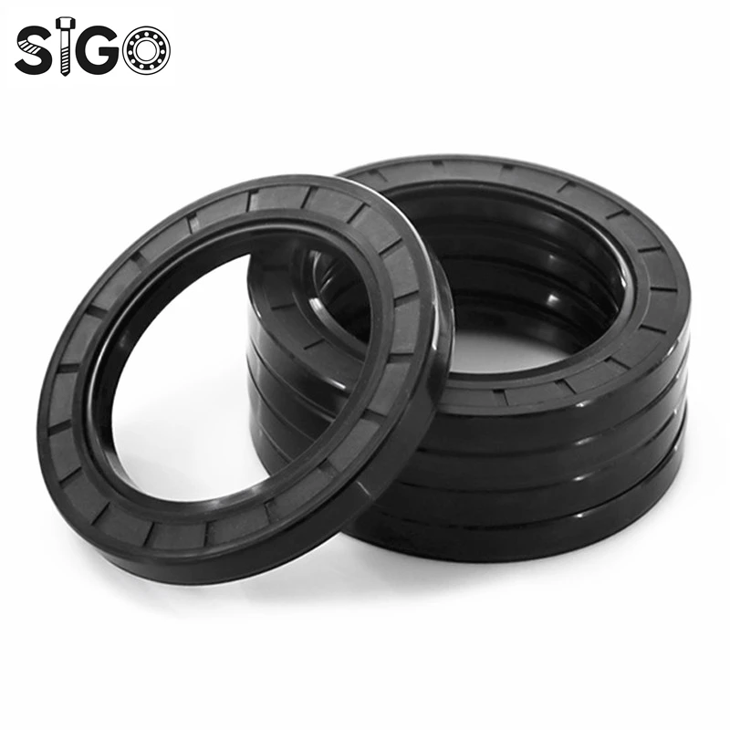 NBR Shaft Oil Seal TC-25*32*33*34*35*36*37*38*40*42*43*45*47*48*50*52*55*60*62*72*4/5/6/7/8/9/10/12/15 Double lip spring rotary