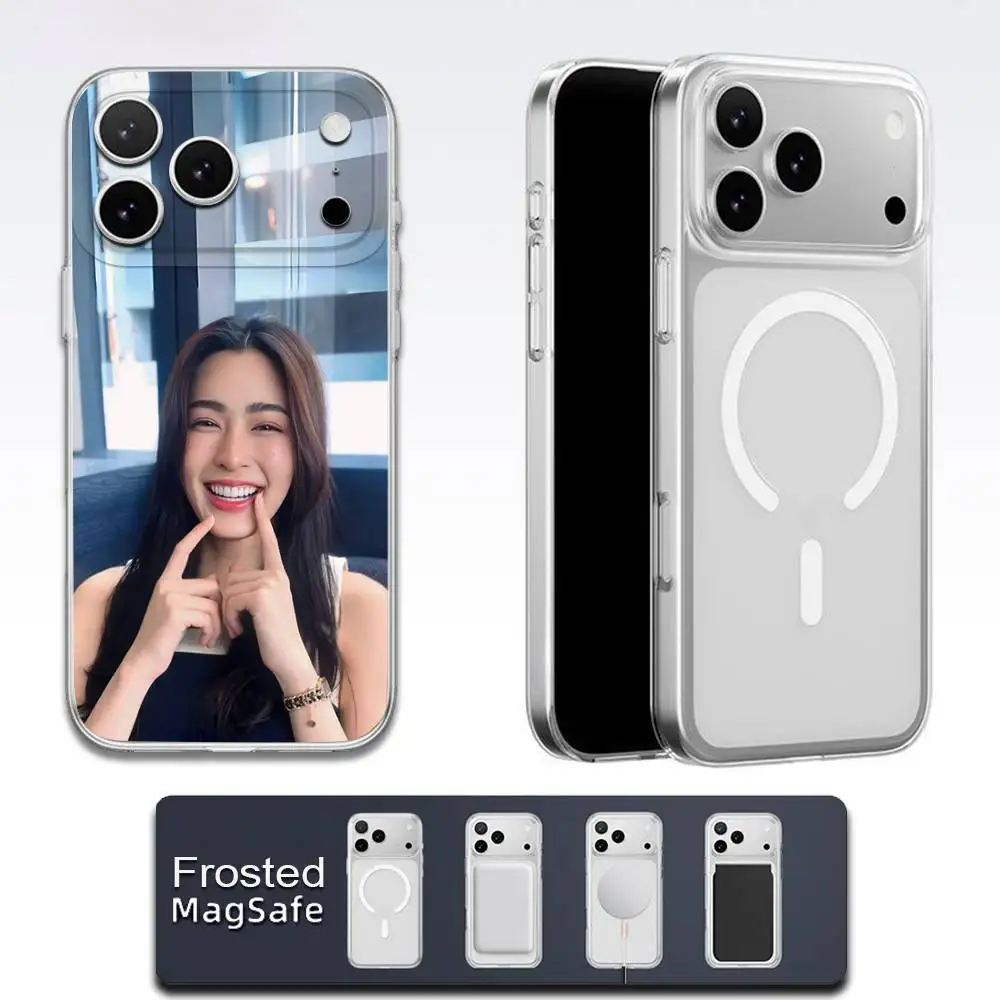 حافظة هاتف الممثلة L-Lingling Kwong لهاتف iPhone 17,16,15,14,13,12,11,Pro,Max,Plus,E,Air,Mini Magsafe شفافة #2