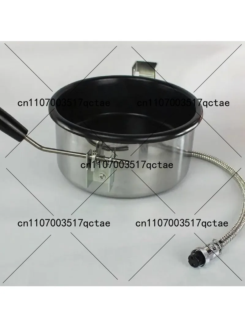 Universal 8-Ounces Commercial Popcorn Pot Spherical Anti-scorch Non-stick Corn Pan for Business Use