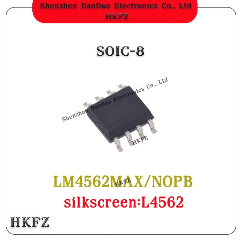 

10Pcs LM4562MAX/NOPB L4562 LM4562MAX SOIC-8 audio operational amplifier chip IC new original